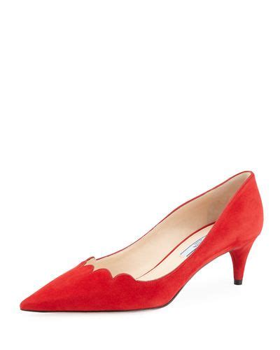 prada suede heels|miuccia prada shoes.